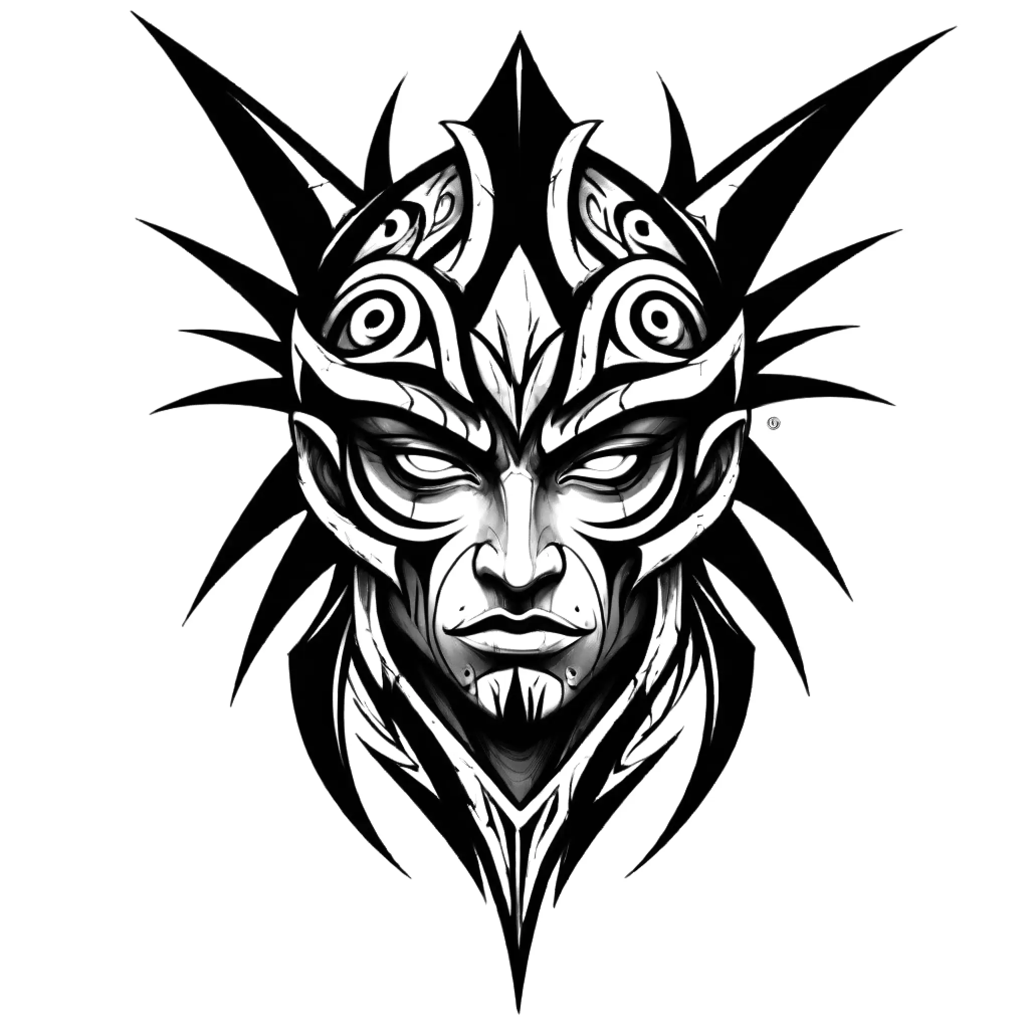 Tattoo design in tribal style