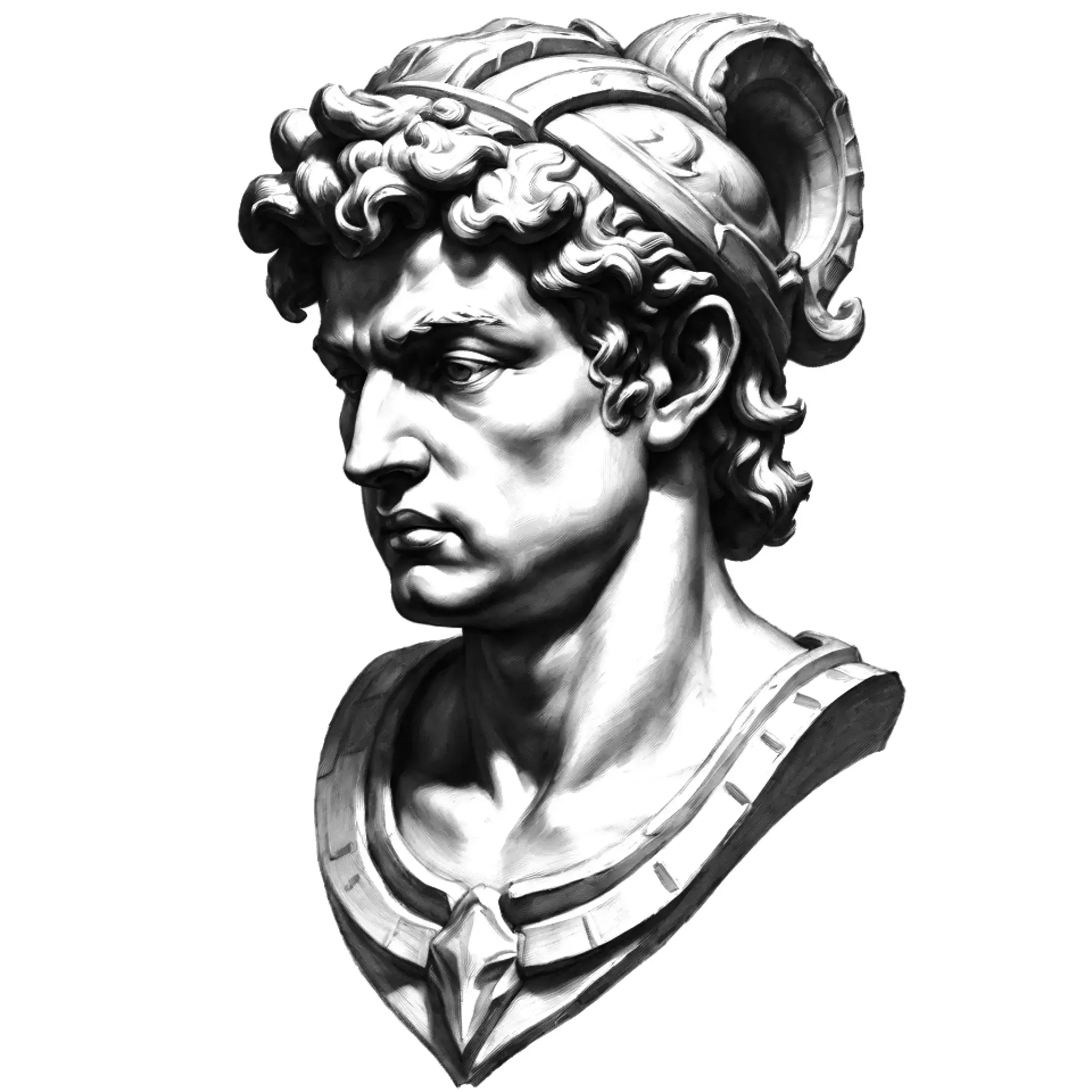 Tattoo design in realism  BW style